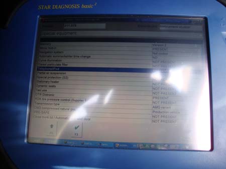 W211 Star diagnosis enable telephone ipod picture